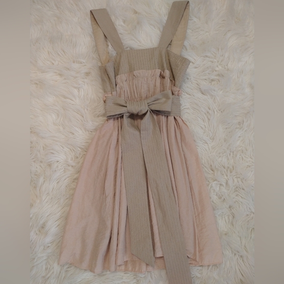 Boudoir By DISAYA Babydoll Style Beige Mini Dress US Size 4 - Picture 2 of 6